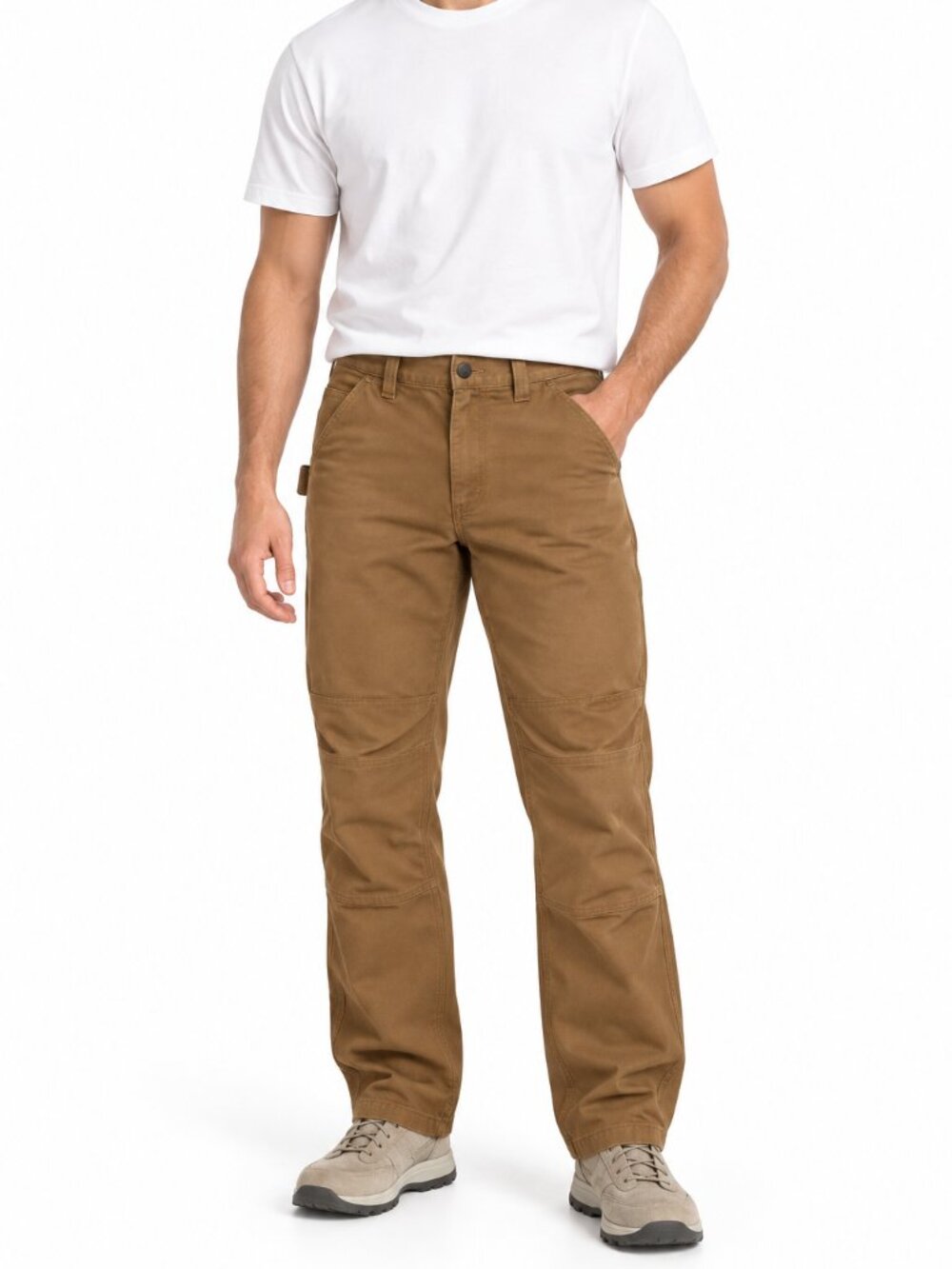 Carhartt Straight Fit Brown Work Pants 33x30